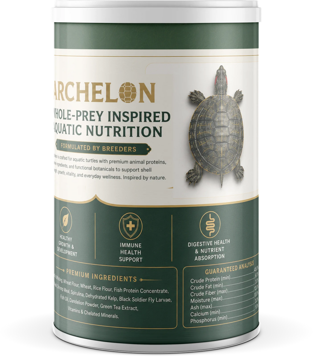 Archelon Aquatic Turtle Nutrition — 1 lb Canister