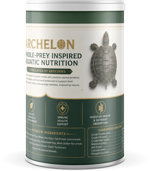 Archelon Aquatic Turtle Nutrition — 1 lb Canister