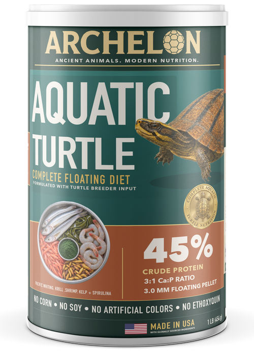 Archelon Aquatic Turtle Nutrition 1 lb canister